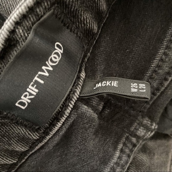 DRIFTWOOD Jackie Stripe Trim Ankle Jeans | Size 26 - Picture 4 of 11